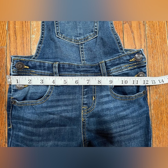 Cat & Jack Blue Denim Overalls - Picture 6 of 9